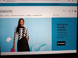 madeleine-fashion.be snel zijn loont -20% op...