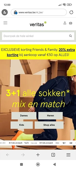 EXCLUSIEVE korting Friends & Family: 20% extr...