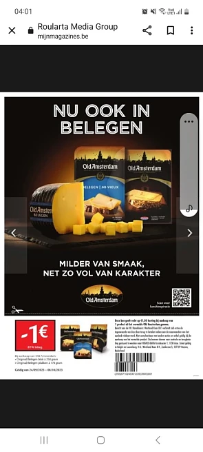 In de zondagskrant staat een coupon twv 1€ v...
