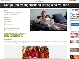Kangourou zwangerschapskleding stockverkoop I...