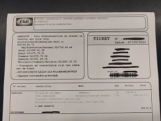 Panasonic 39" smart Tv 4K gekocht in de Eldi...