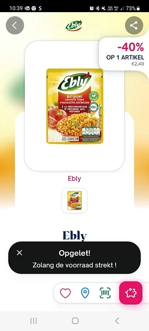 Shopmium -40% op ebly
