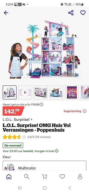L.o.L surprise house nu wel heel goedkoop op...
