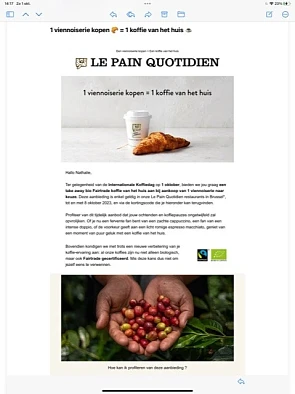 Ter gelegenheid van de Internationale Koffied...