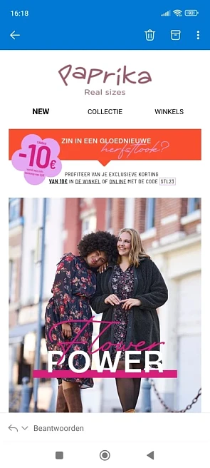10€ korting op je nieuwe herfstlook bij aanko...
