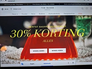 tedbaker.com Herst shoppingevenement 30% kort...