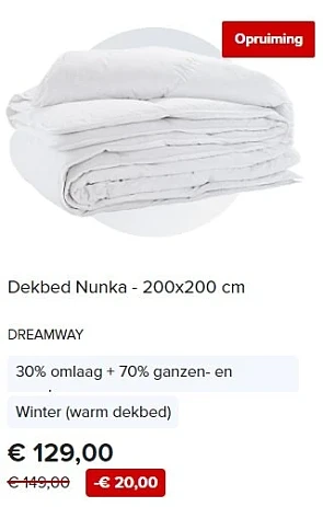 Opruiming bij De Matrassenkoning! 2-persoonsm...