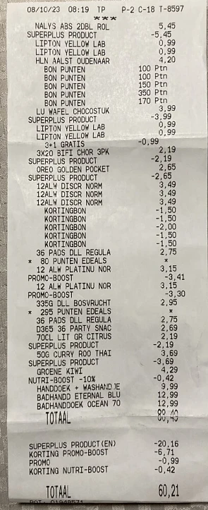 Delhaize 8/10 Lipton yellow label thee 3+1 g...