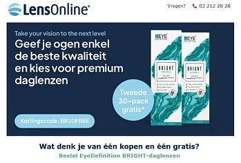 Lensonline.be Als je nu twee 30-packs EyeDefi...
