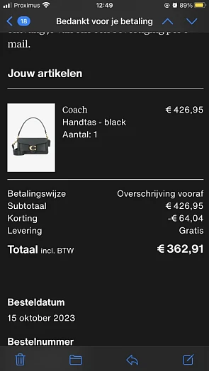 Extra korting op de korting, danku Zalando! €...