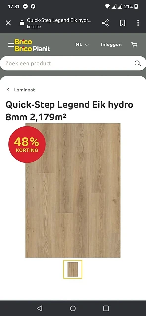 Winkel: bricoplanit Ternat Promo: -48% op qui...