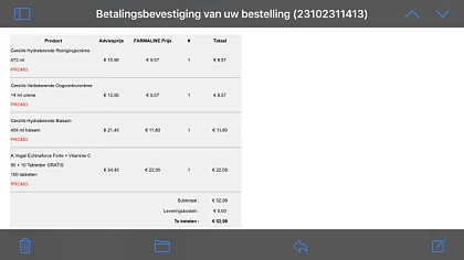 Grote kortingen op tal van producten bij farm...
