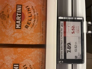 Ook in de Colruyt kost de Bellini 5,52€ de fl...