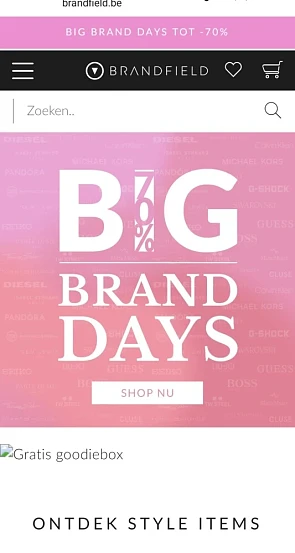 brandfield.be big brand days tot -70% op een...