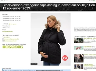 Stockverkoop Zwangerschapskleding in Zaventem...