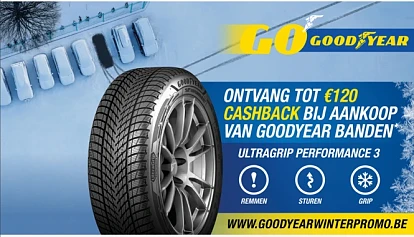 Goodyear Ontvang tot €120 cashback bij aanko...