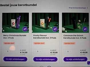 air-up.com kerstbundels met 20% korting
