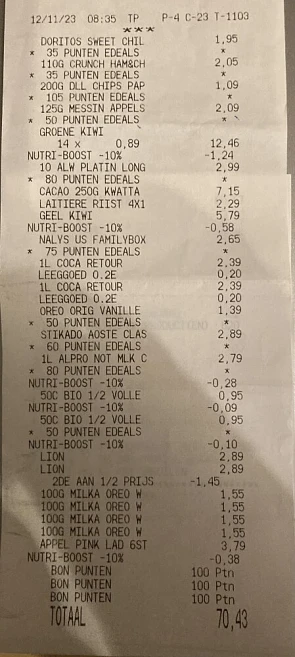 Delhaize Always Platinum + zim La laitiere...
