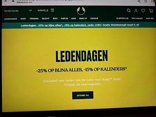 thebodyshop.com ledendagen -25% op bijna alle...