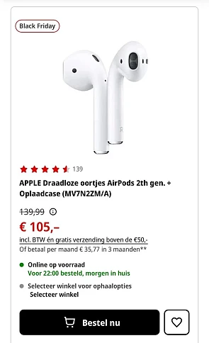 Bon plan publié dans notre app 🤑  AirPods à...