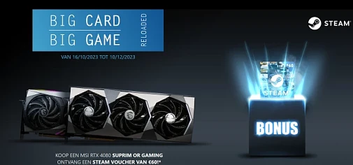 MSI rtx 4080 suprim or gaming Ontvang een s...