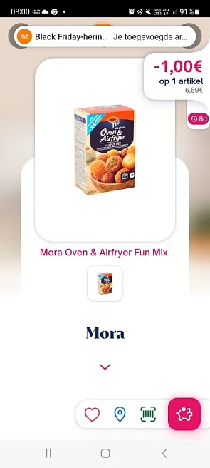 Shopmium mora oven & airfryer fun mix -€1,00