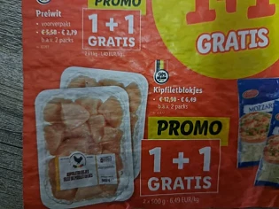 Lidl enkel maandag 27/11 en dinsdag 28/11 kip...