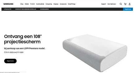 Samsung LSP9 Premiere model Ontvang een 108...