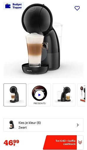 Krups NESCAFÉ® Dolce Gusto® Piccolo XS KP1A3B...