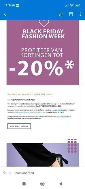 Van dinsdag 21 november t.e.m. maandag 27 nov...
