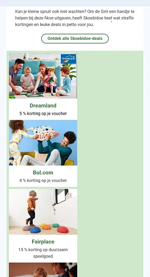 Voor cm skoebidoe leden Om de Sint een handje...