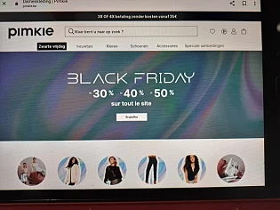pimkie.be black friday tot -50%