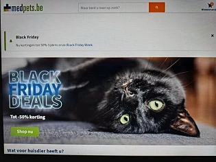 medpets.be black friday deals tot -50% kortin...