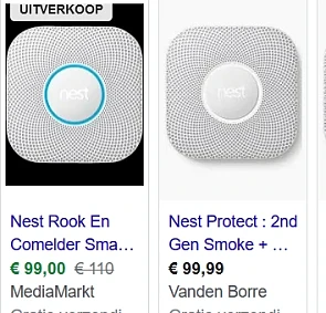 Google Nest Protect v2 Rook- & CO-alarm voor...