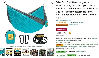 hangmat voor 6,99 bij amazon de https://www.p...