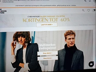 thefashionstore.be cyber monday alleen vandaa...