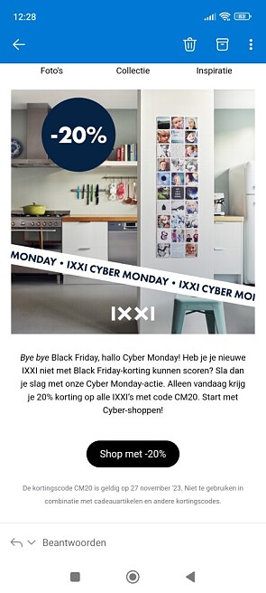 20% korting op alle ixxi's bij ixxi.com, enke...
