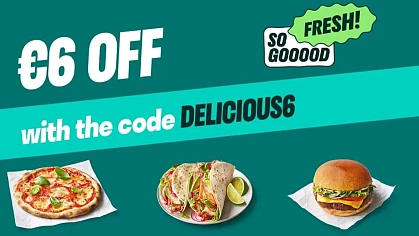 6€ korting bij DELIVEROO 🤩 ✅ Code DELICIOUS...