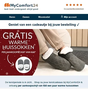 Bij mycomfort24.be ontvang je per aankoopschi...