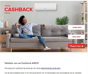 Atlantic Cashback Airco tot €200,- Aankoopper...