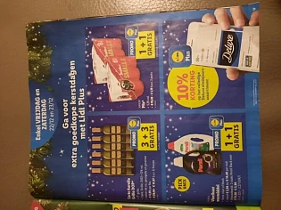 Lidl 22/12-23/12 met coupons in de app 3+3 co...
