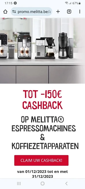Tot 150€ terugbetaald bij aankoop v een deeln...