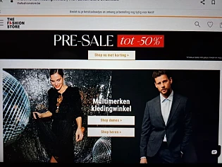 thefashionstore.be pre-sale tot -50% bij aank...