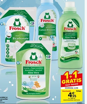carrefour frosch 1 +1 als ook shopmium -4 kor...