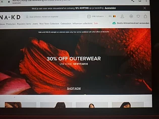 na-kd.com 30% korting op bovenkleding