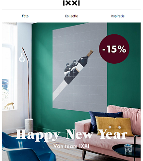 15% korting op alles bij ixxi.com tem 08/01