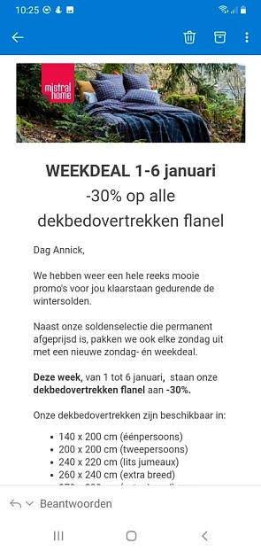 Mistral.com 30% korting van 1 tot en met 6 ja...
