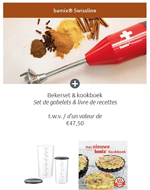 Bamix Eindejaarsacties 2023 Gratis bekerset...