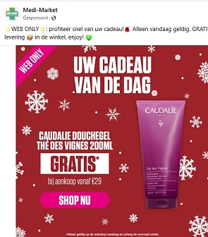 Vandaag ontvang je bij medi-market.be een gra...