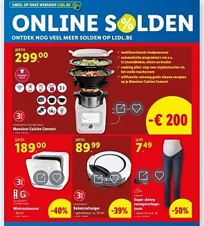 Solden bij Lidl webshop: monsieur cuisine con...